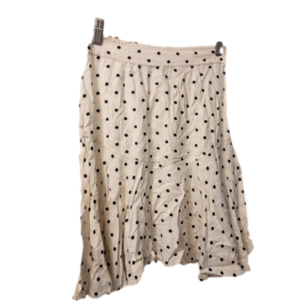 Off white polka dot skirt